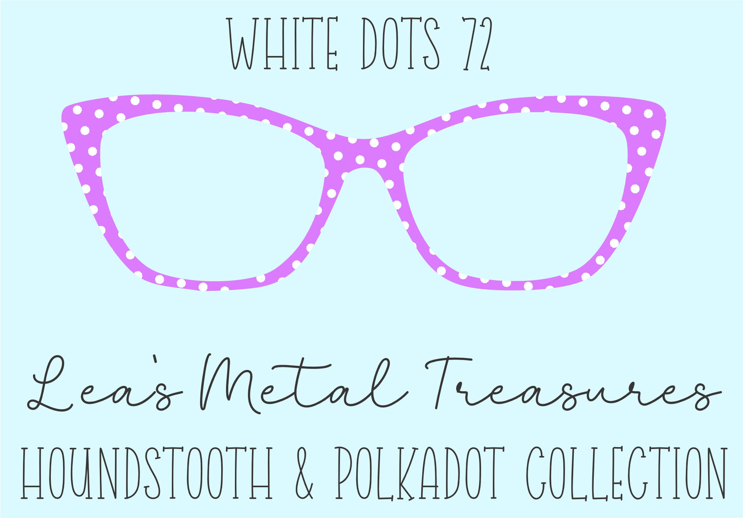 White Dots 72 • Magnetic Eyeglasses Toppers