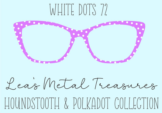 White Dots 72 • Magnetic Eyeglasses Toppers