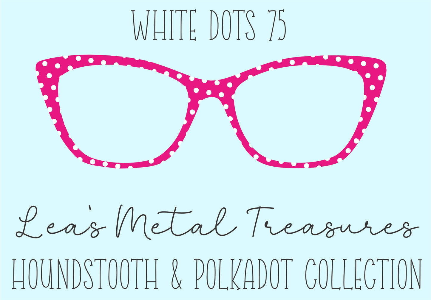 White Dots 75 • Magnetic Eyeglasses Toppers