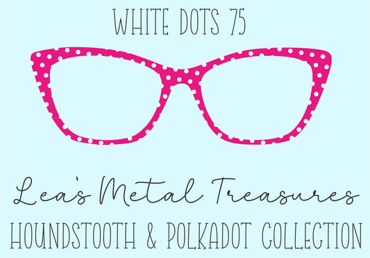 White Dots 75 • Magnetic Eyeglasses Toppers