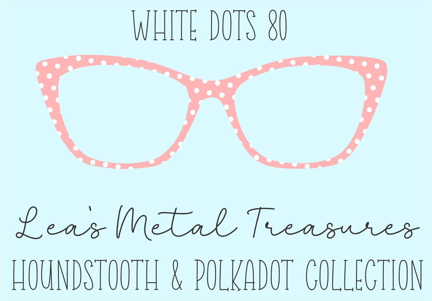 White Dots 80 • Magnetic Eyeglasses Toppers
