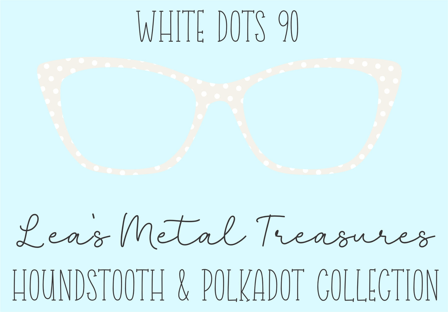 White Dots 90 • Magnetic Eyeglasses Toppers