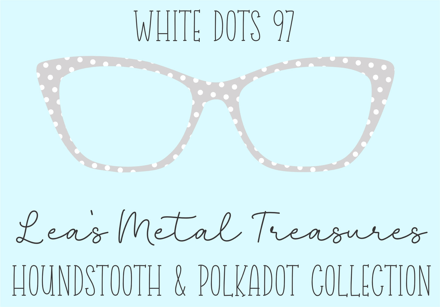 White Dots 97 • Magnetic Eyeglasses Toppers