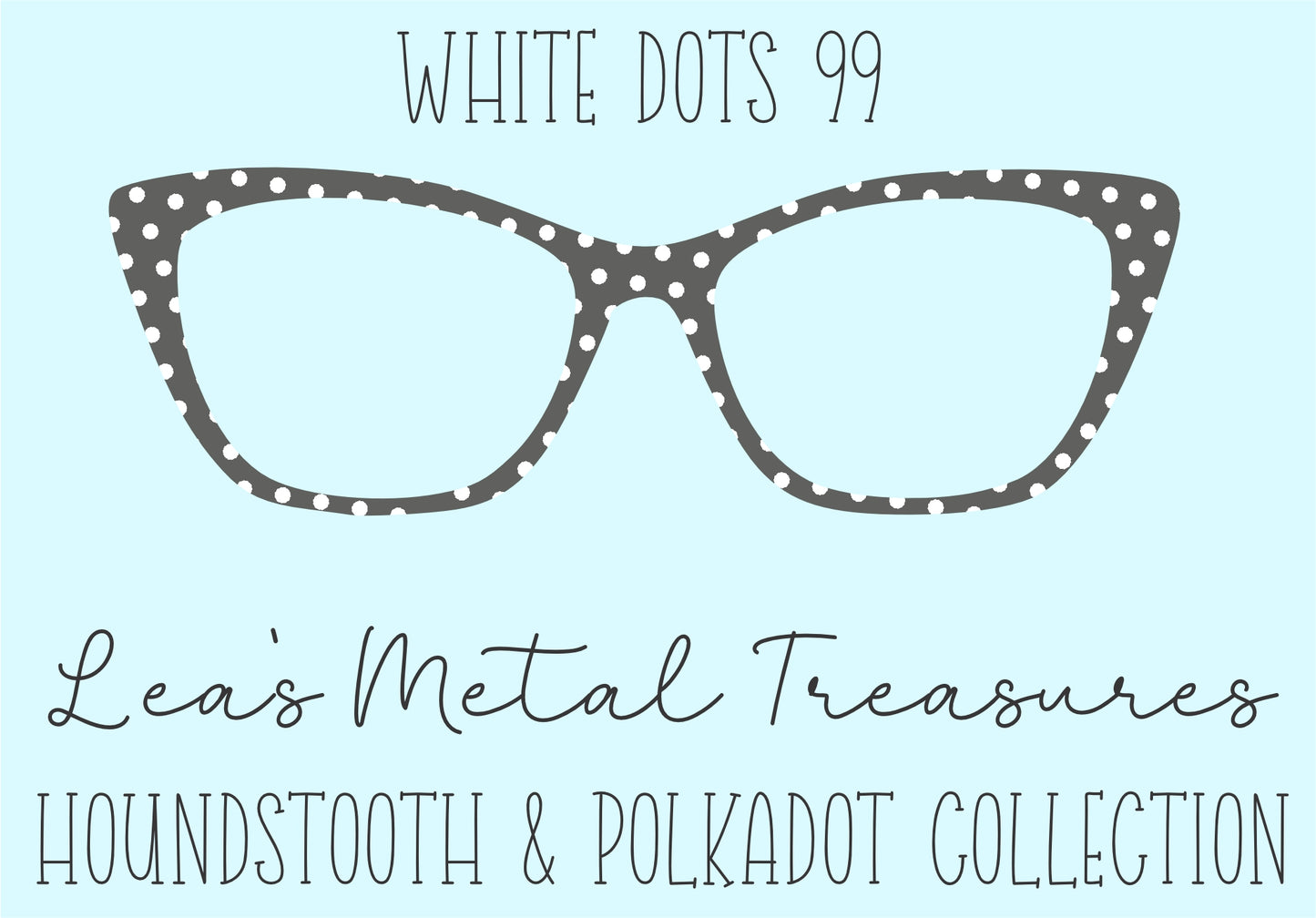 White Dots 99 • Magnetic Eyeglasses Toppers