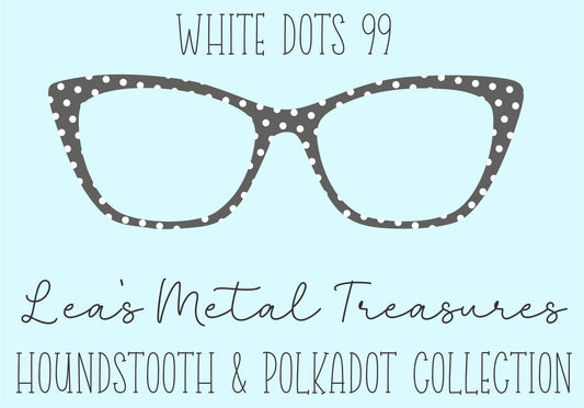 White Dots 99 • Magnetic Eyeglasses Toppers