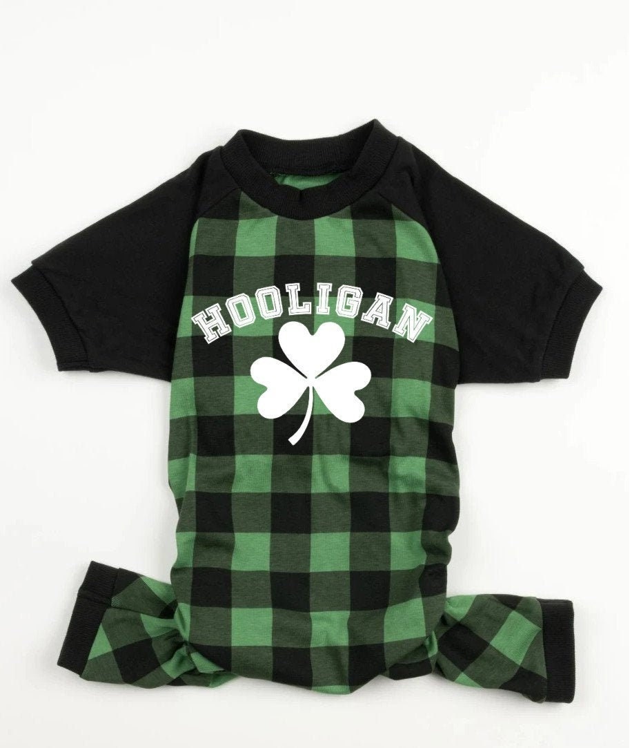 St patrick's day baby pjs hot sale