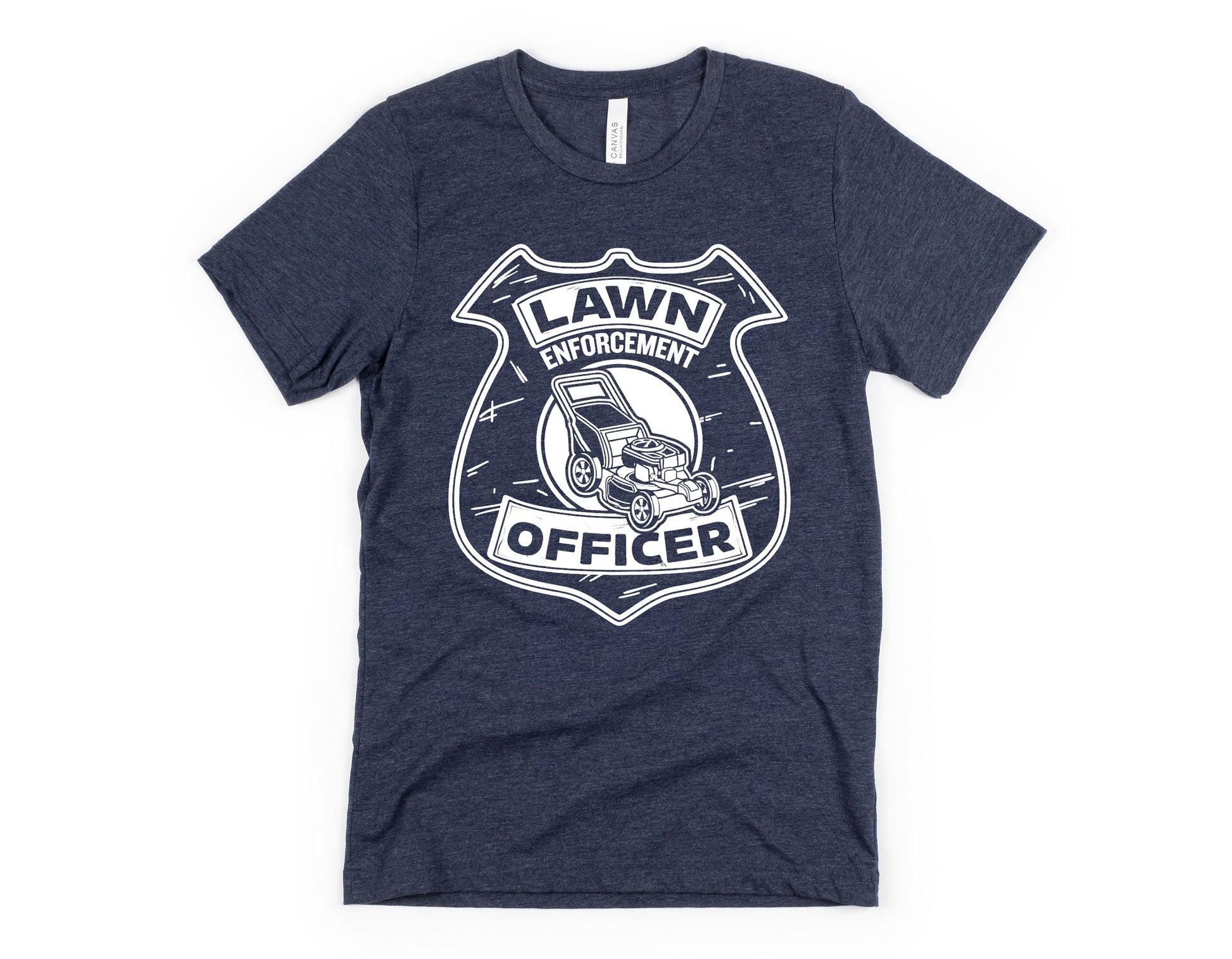 Lawn Enforcement Officer T-Shirt - Father's Day Shirt - Grandpa Shirt - Gifts for Dad - Lawnmower shirt - Gardener Shirt - Gardening Shirt