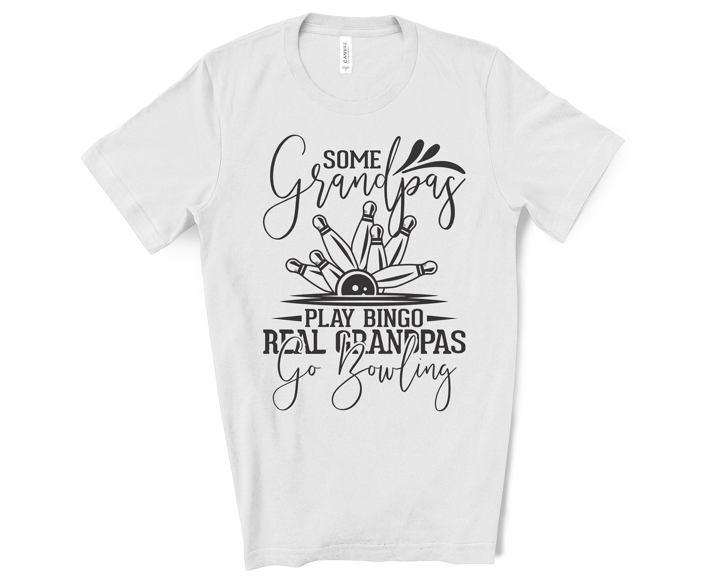 Bowling Grandpa T-Shirt - Father's Day Shirt - Grandpa Shirt - Gifts for Dad - Grandpa Birthday Gift - Bowling Shirt - Gift for a Bowler