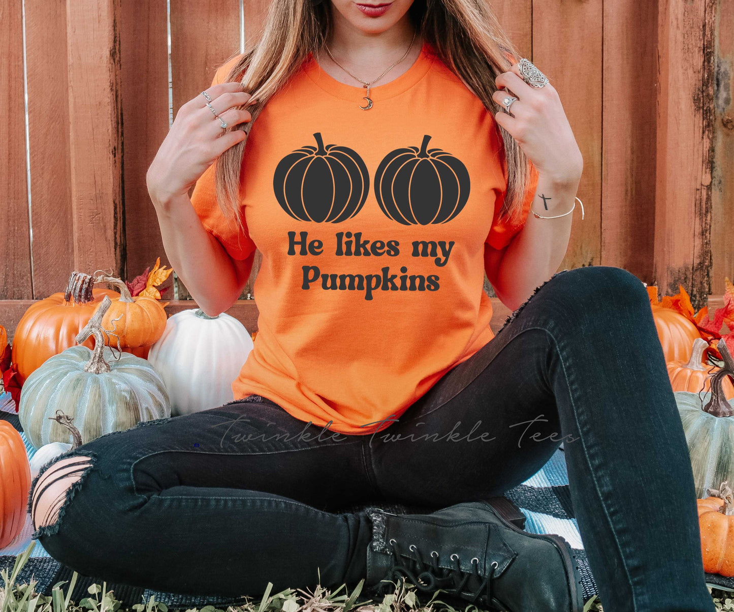 He Likes My Pumpkins She Likes My Broomstick matching couples halloween t-shirts - halloween shirt - halloween t-shirt - halloween party