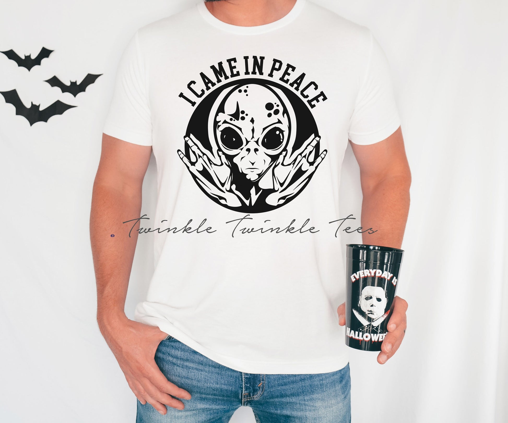 Alien Skeleton Maternity long sleeve or short sleeve t-shirt - nerdy pregnancy shirt - nerdy pregnancy announcement - dad options too