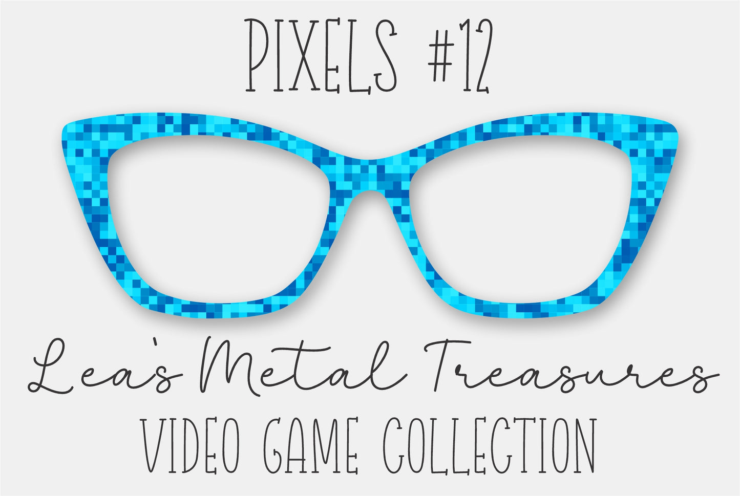 Pixels #12 Eyewear Frame Toppers COMES WITH MAGNETS