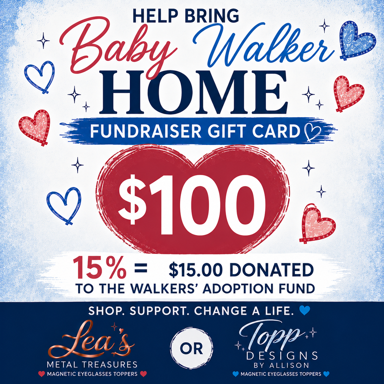 💙 Bring Baby Walker Home Fundraiser Gift Card