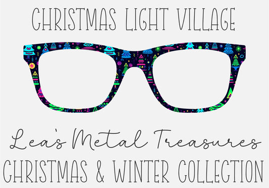 Christmas Light Village Eyewear Frame Toppers COMES WITH MAGNETS