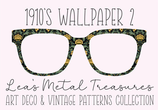 1910'S WALLPAPER 2 Eyewear Frame Toppers COMES WITH MAGNETS
