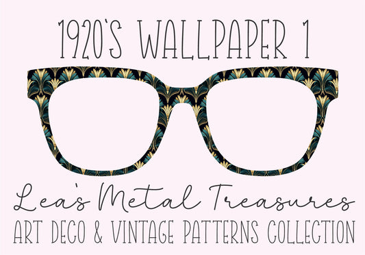 1920'S WALLPAPER 1 Eyewear Frame Toppers COMES WITH MAGNETS