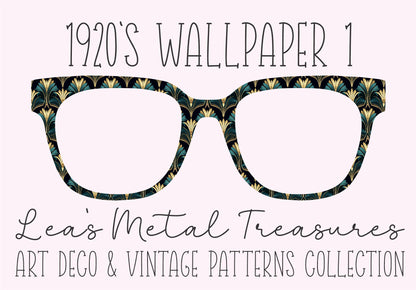 1920'S WALLPAPER 1 Eyewear Frame Toppers
