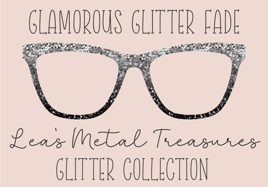 Glamorous glitter fade Eyewear Frame Toppers COMES WITH MAGNETS