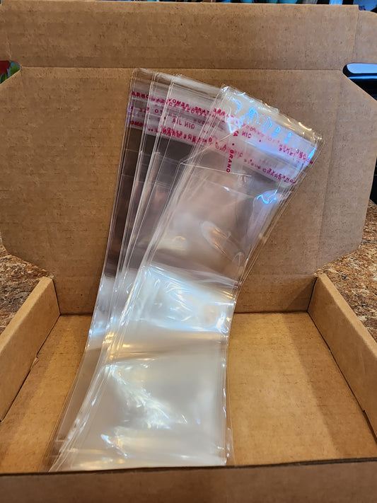 Protective Plastic Bags for toppers with resealable adhesive