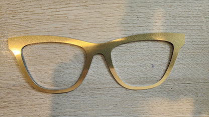 Satin Champagne Naked Collection - Eyeglasses Cover - Comes with Magnets