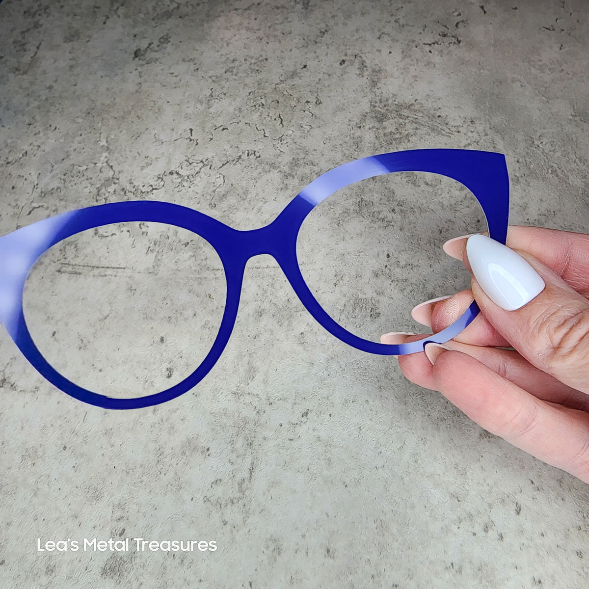 READY TO SHIP CLEARANCE CLOSEOUT Zoe Solid Gloss Dark Blue