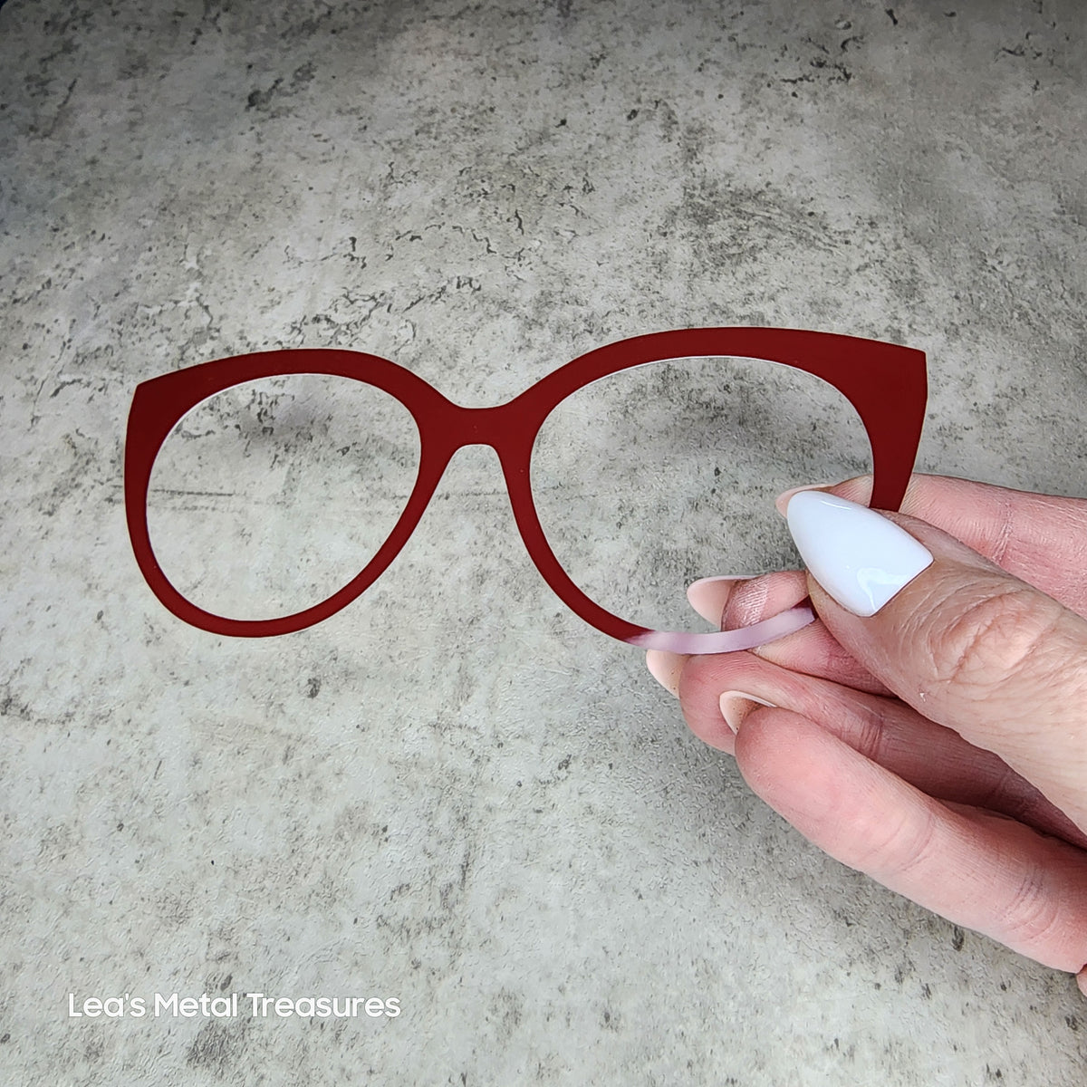READY TO SHIP CLEARANCE CLOSEOUT Zoe Solid Gloss Dark Red
