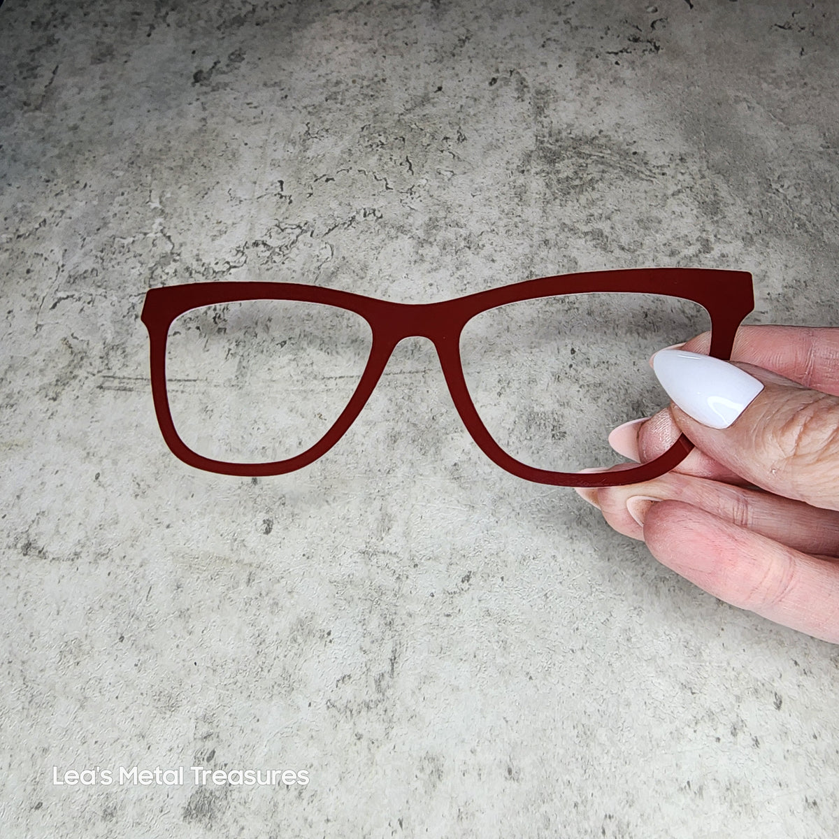 READY TO SHIP CLEARANCE CLOSEOUT Haley Solid Gloss Dark Red