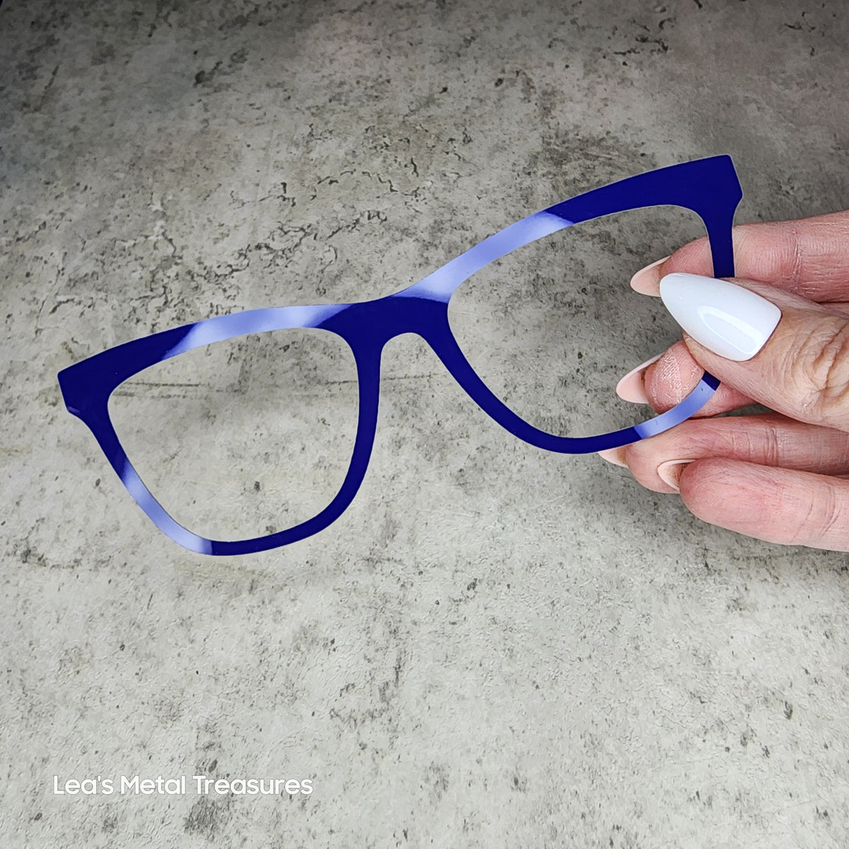 READY TO SHIP CLEARANCE CLOSEOUT Haley Solid Gloss Dark Blue