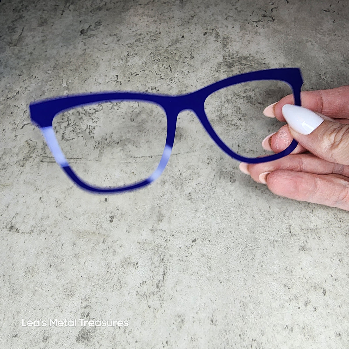 READY TO SHIP CLEARANCE CLOSEOUT Haley Solid Gloss Dark Blue