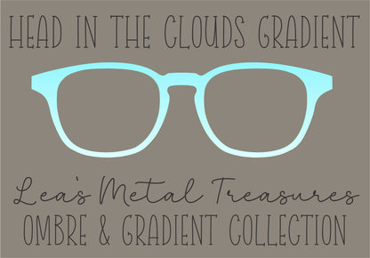 Head in the Clouds Gradient Eyewear Frame Toppers COMES WITH MAGNETS