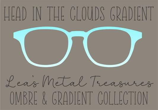 Head in the Clouds Gradient Eyewear Frame Toppers COMES WITH MAGNETS