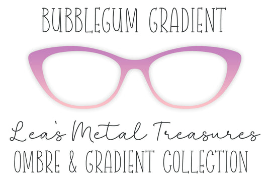 Bubblegum Gradient Eyewear Frame Toppers COMES WITH MAGNETS