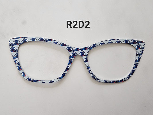 R2D2 Eyewear Frame Toppers COMES WITH MAGNETS