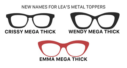 RED PLAID Eyewear Frame Toppers COMES WITH MAGNETS