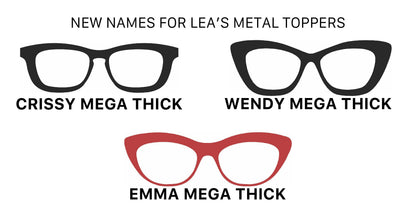 HAND CREAM AND NAIL POLISH REMOVER Eyewear Frame Toppers COMES WITH MAGNETS