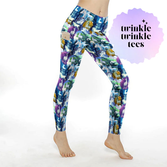 Last Unicorn Group Exclusive #374 Women's Pocket Leggings