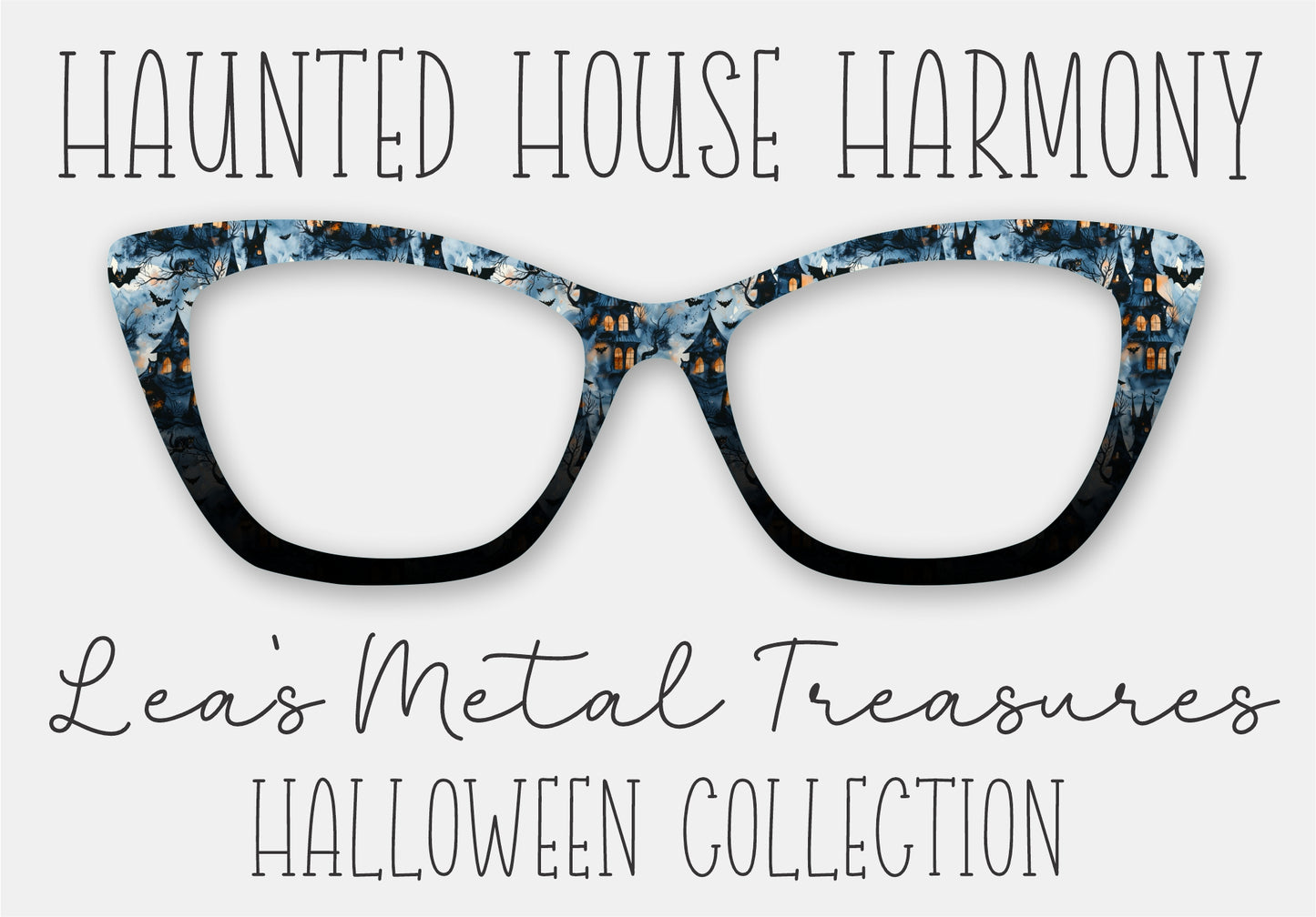 Haunted House Harmony Eyewear Frame Toppers COMES WITH MAGNETS