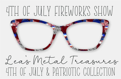 4th of July Fireworks Show Eyewear Frame Toppers
