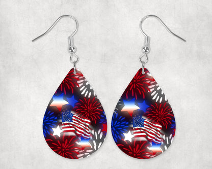 4th of July Fireworks Show Eyewear Frame Toppers