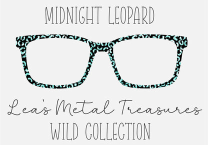 Midnight Leopard Eyewear Toppers COMES  WITH MAGNETS