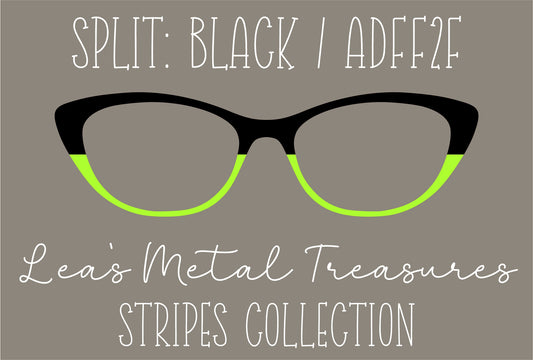 Black split adff2f Eyewear Frame Toppers COMES WITH MAGNETS