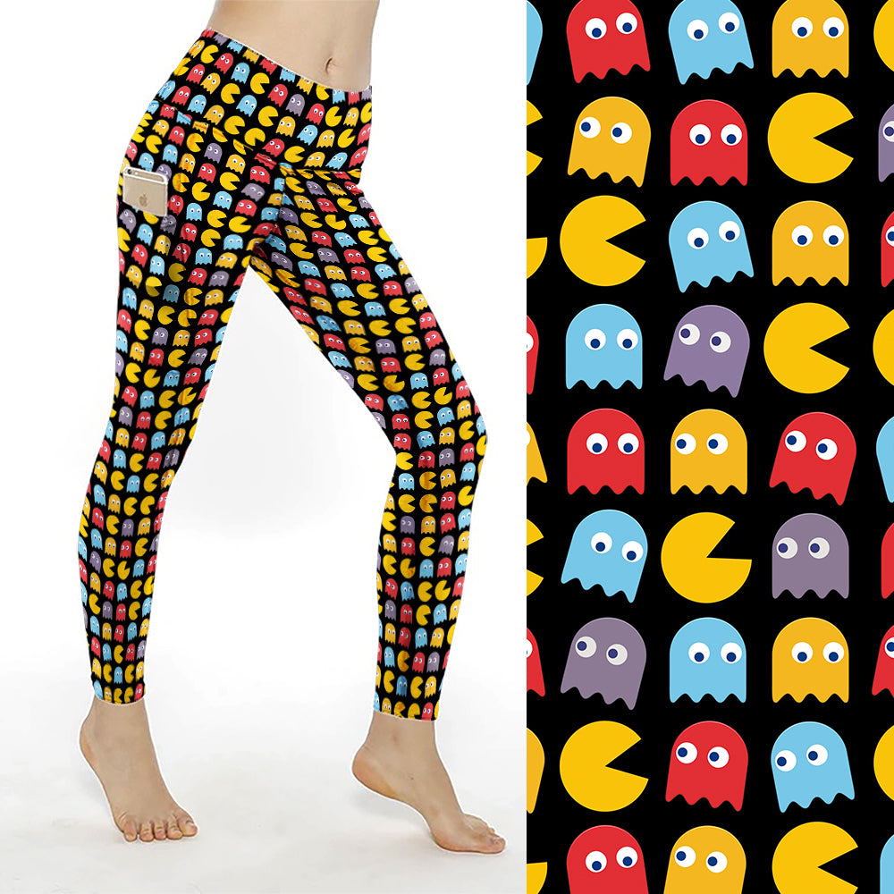 Retro Arcade Game Women's Pocket Leggings