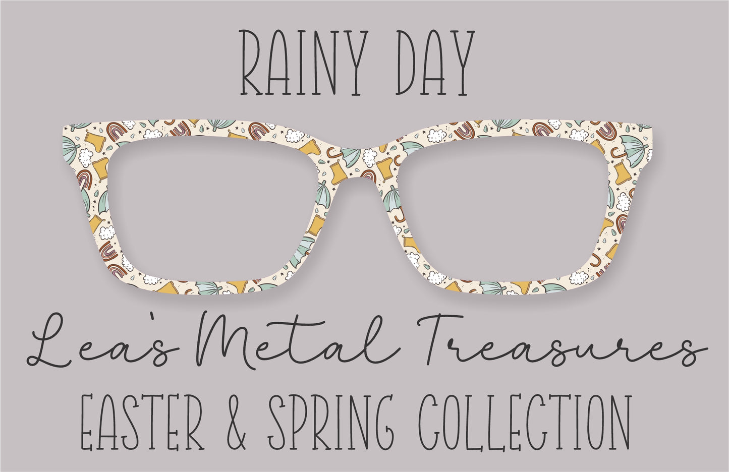 Rainy Day Eyewear Frame Toppers COMES WITH MAGNETS