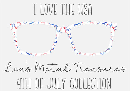 I Love the USA Frame Toppers COMES WITH MAGNETS