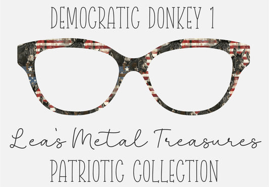 Democratic Donkey 1 Eyewear Frame Toppers Comes WITH MAGNETS