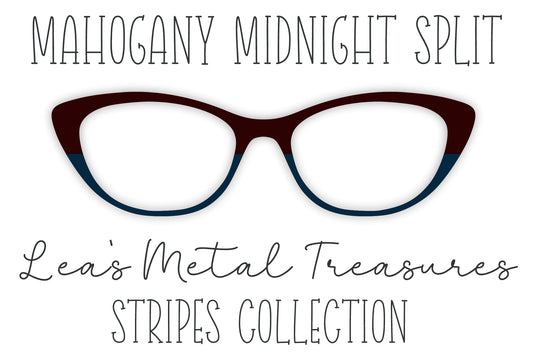 Mahogany Midnight split Eyewear Frame Toppers COMES WITH MAGNETS