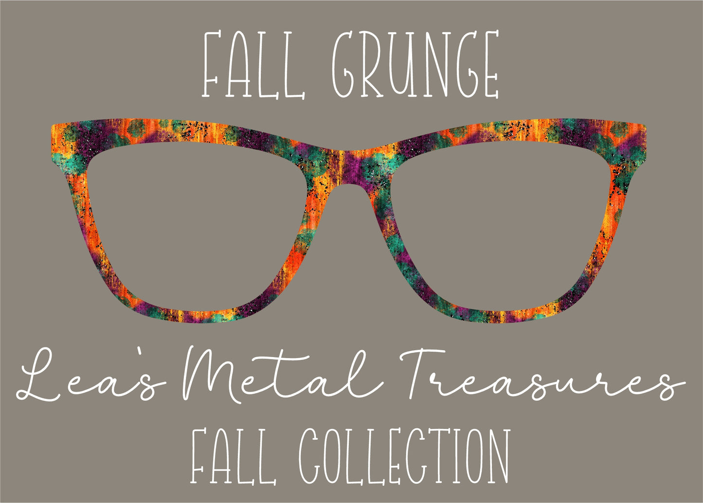 Fall Grunge Eyewear Frame Toppers COMES WITH MAGNETS
