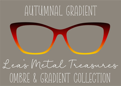 Autumnal Gradient Eyewear Frame Toppers COMES WITH MAGNETS