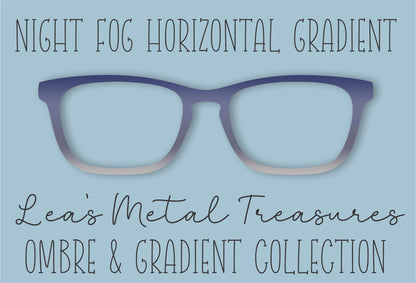 Night Fog Horizontal Gradient Eyewear Frame Toppers COMES WITH MAGNETS