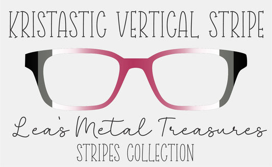 Kristastic vertical stripes Eyewear Frame Topper