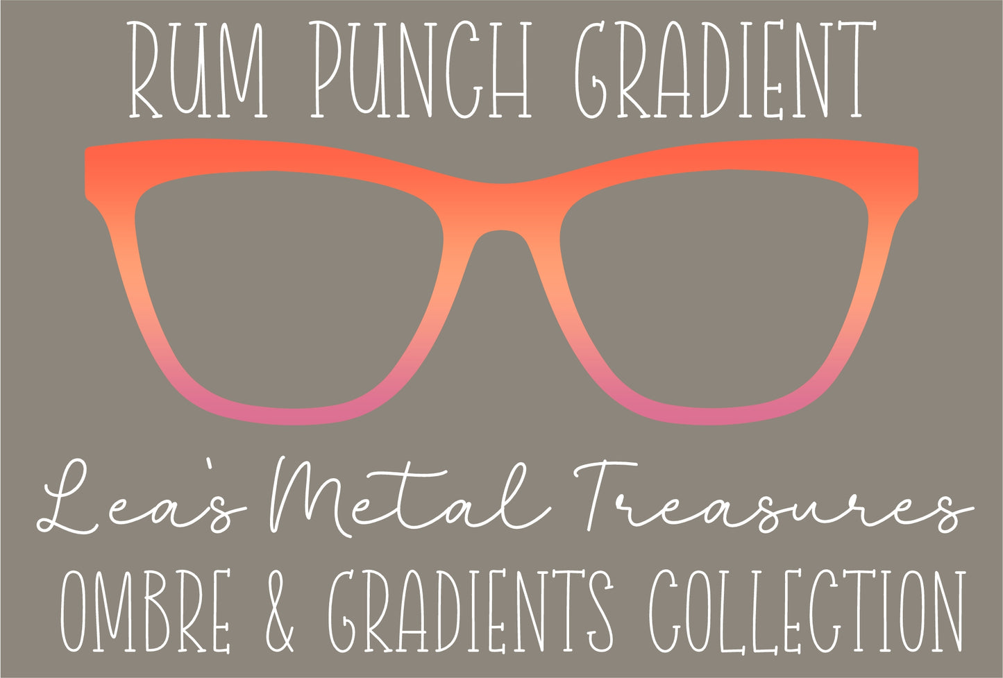 Rum punch Gradient Eyewear TOPPER COMES WITH MAGNETS